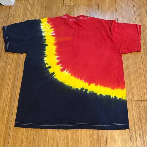 Vintage 2004 Spiderman 2 Movie Promo T Shirt Small Tie Dye Youth L 10-12 NWT - Picture 6 of 6